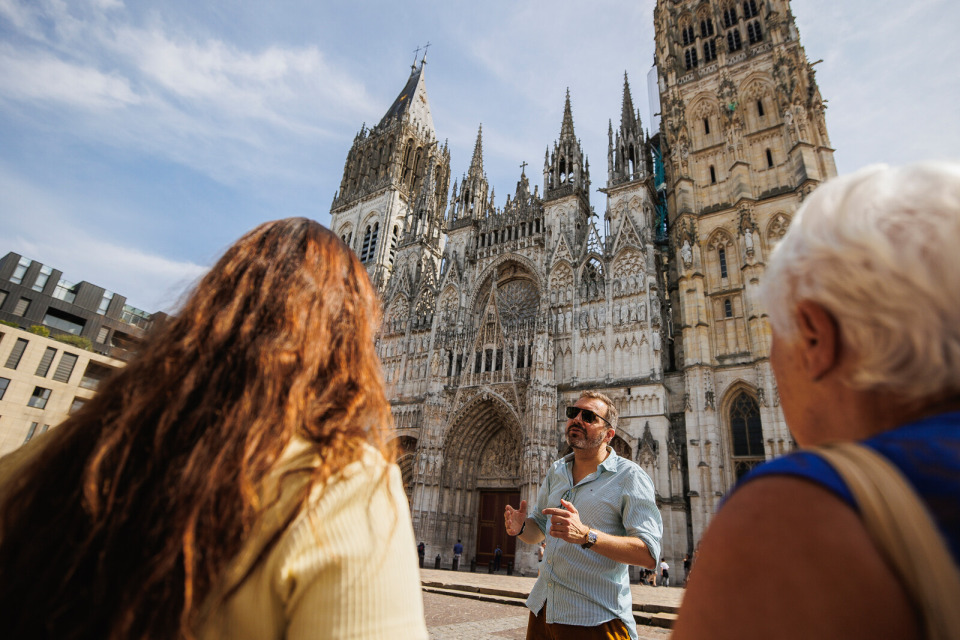 Cathédrale de Rouen, rendue célèbre par Monet.