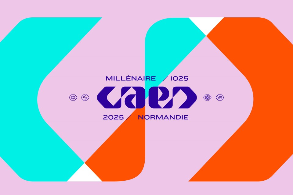 Visuel officiel du Millénaire de Caen.